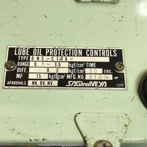 Saginomiya ONS-C106W (Range : 0.5 – 3.5 Kgf/cm2) | Lube – oil Protection Controls