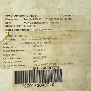 Kongsberg P200-1N21R00 | Track Ball