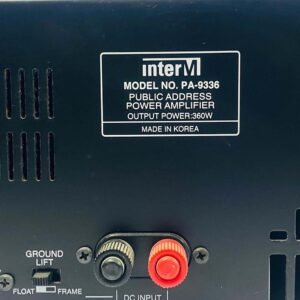 InterM PA-9336 | Public Address Power Amplifier