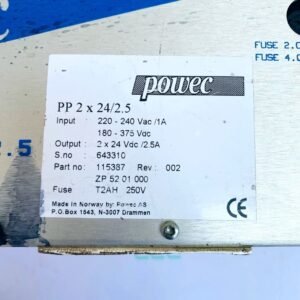 Powec PP2x24/2.5 | Power Supply