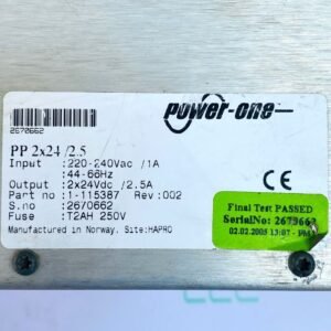 Power-One PP 2×24/2.5 (1-115387) | Power Supply