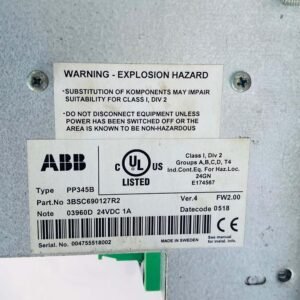 ABB PP345B (3BSC690127R2) | Graphical Touch Panel