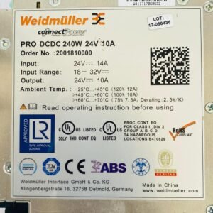 Weidmuller PRO DCDC 240W 24V 10A (2001810000) | Power Supply