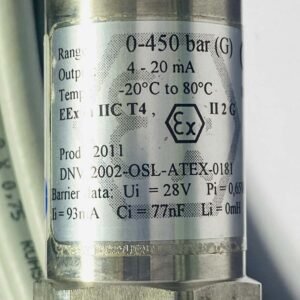 Scan Sense PS-2120 (Range : 0-450 Bar) | Pressure Transmitter