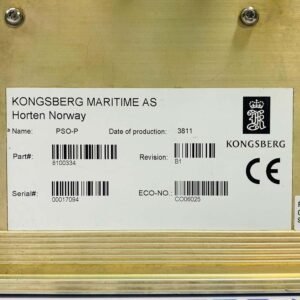Kongsberg PSO-P | Rev.B1 | Power Switch Over Unit
