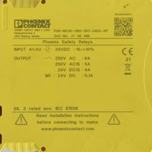 Phoenix Contact PSR-MC30-2NO-1DO-24DC-SP (2700499) | Safety Relay