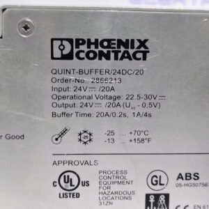 Phoenix Contact QUINT-BUFFER/24DC/20 (2866213) | Power Supply