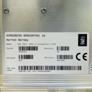 Kongsberg RAi-10tc | Rev.C6 | Remote Analog Input Module
