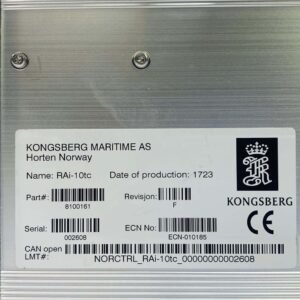 Kongsberg RAi-10tc | Rev.F | Remote Analog Input Module