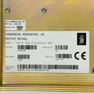 Kongsberg RAi-16 | Rev.D2 | Remote Analog Input Module