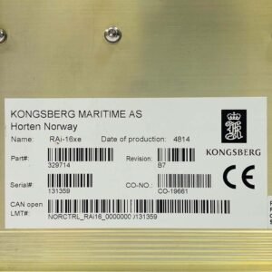 Kongsberg RAi-16xe | Rev.B7 | Remote Analog Input Module