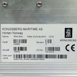 Kongsberg RAo-8xe | Rev.C | Remote Analog Input