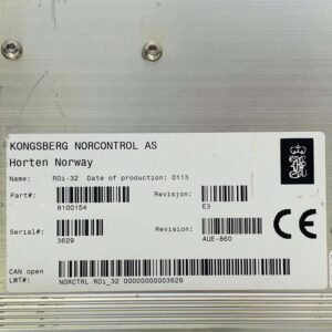 Kongsberg RDi-32 | Rev.E3 | Remote Digital Input