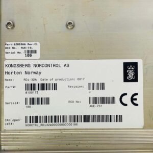 Kongsberg RDi-32A | Rev.D | Remote Digital Input
