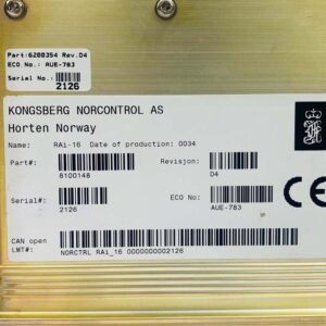 Kongsberg Rai-16 | Rev.D4 | Remote Analog Input Module