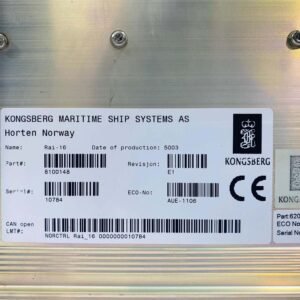 Kongsberg Rai-16 | Rev.E1 | Remote Analog Input Module
