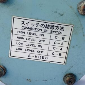Mobrey S-K16ES | Connection of Switch