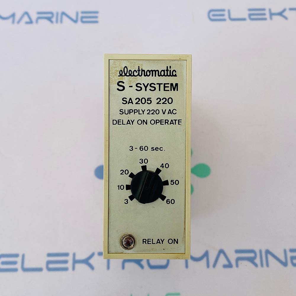 Electromatic SA 205 220 | Delay On Operate