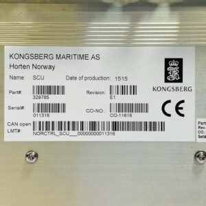 Kongsberg SCU | Rev.E1 | Segment Controller Unit
