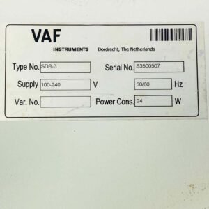VAF Instruments SDB-3 | Torque Monitoring System
