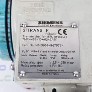 Siemens SITRANS P (N1-S909-9475764) | Pressure Transmitter
