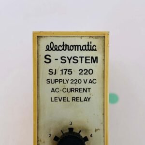 Electromatic SJ 175 220 | AC Current Level Relay