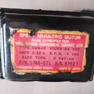 Sawamura Denki MM4A | 1766-571 (4 RPM/0.15A/24VDC) | Speed Adjusting Motor