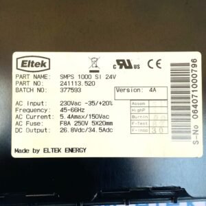 Eltek SMPS 1000 SI (241113.520) | Power Supply