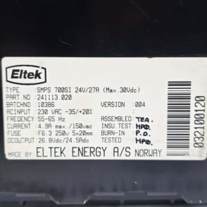 ELTEK SMPS700 (241113.020) | Power Supply
