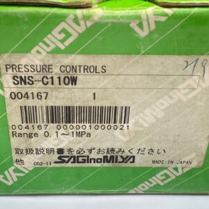 Saginomiya SNS-C110W (Range : 0.1 – 1 MPA) | Pressure Controls