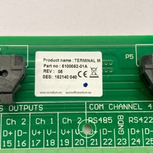Consilium TERMINAL M R2 (5100052-01A) | PCB Card