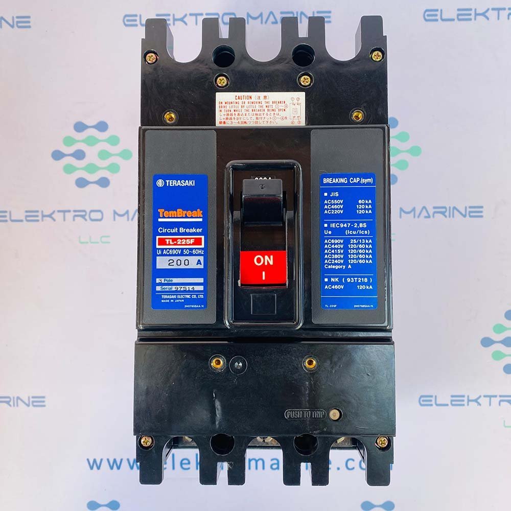 Terasaki TL-225F (Amph-200A) | 3 Pole Circuit Breaker