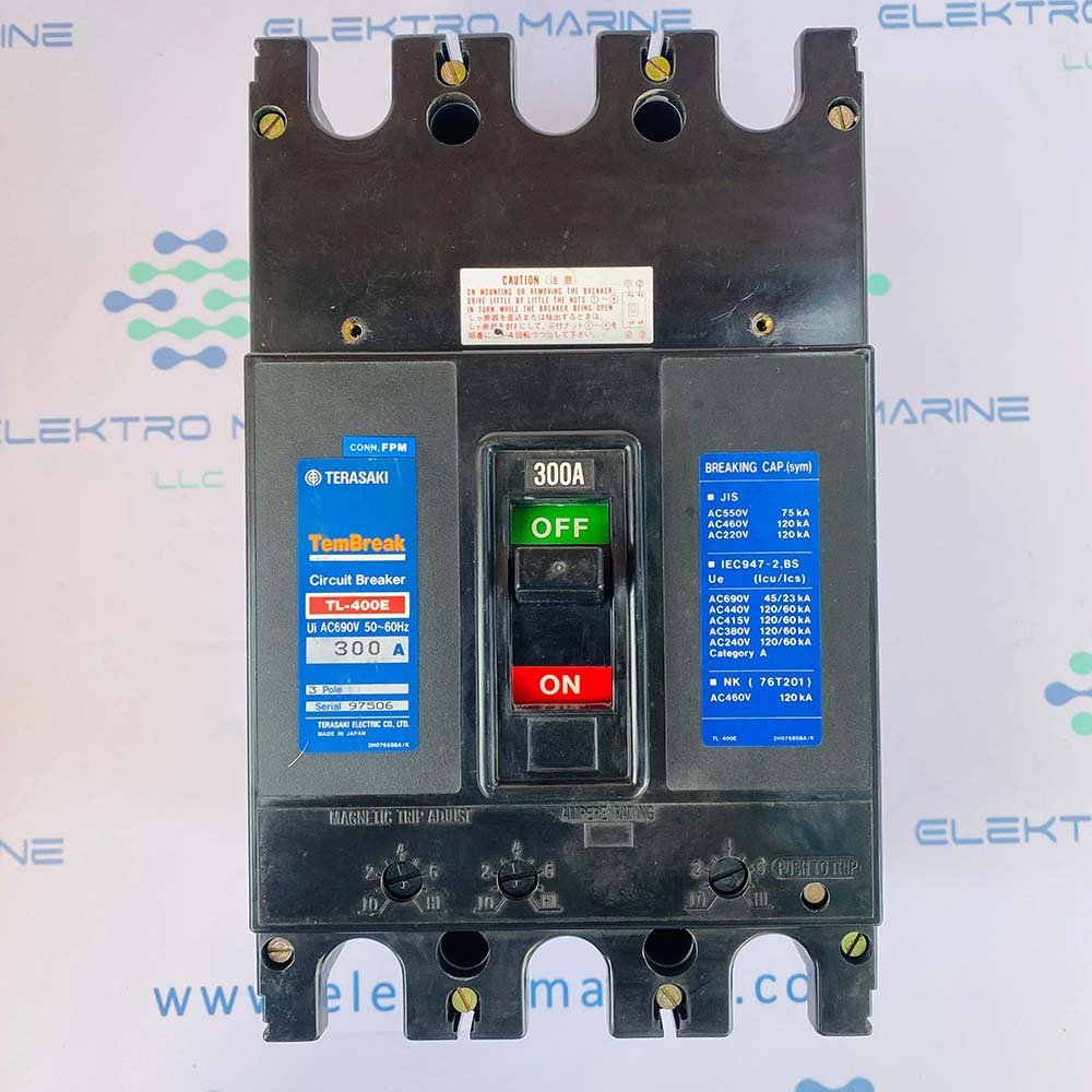 Terasaki TL-400E (Amph-300A) | 3 Pole Circuit Breaker