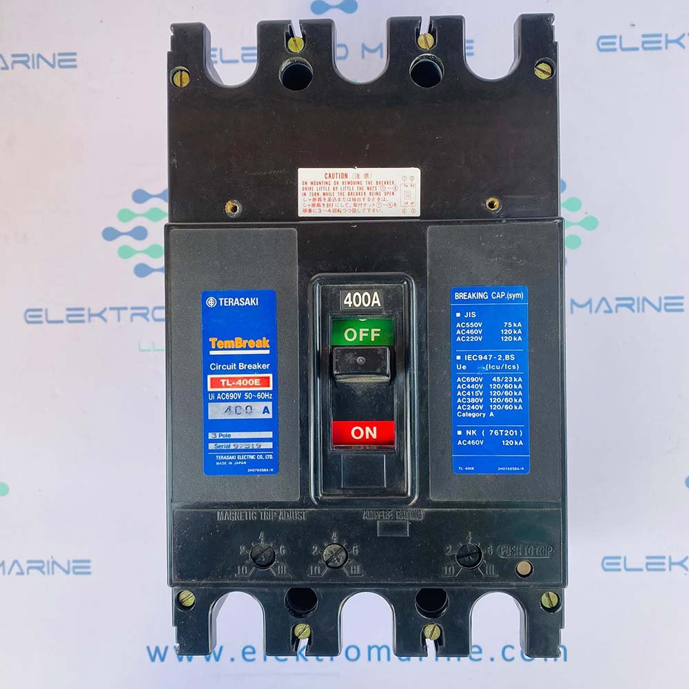 Terasaki TL-400E (Amph-400A) | 3 Pole Circuit Breaker