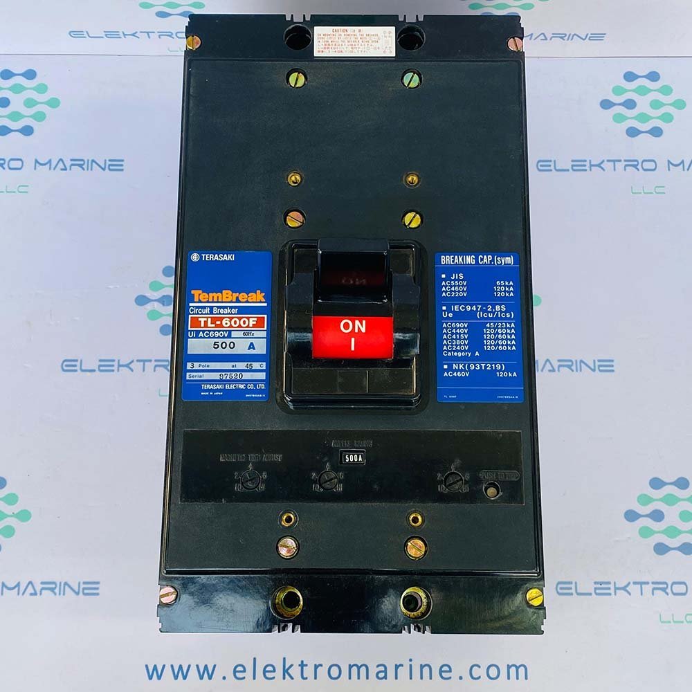 Terasaki TL-600F (Amph-500A) | 3 Pole Circuit Breaker