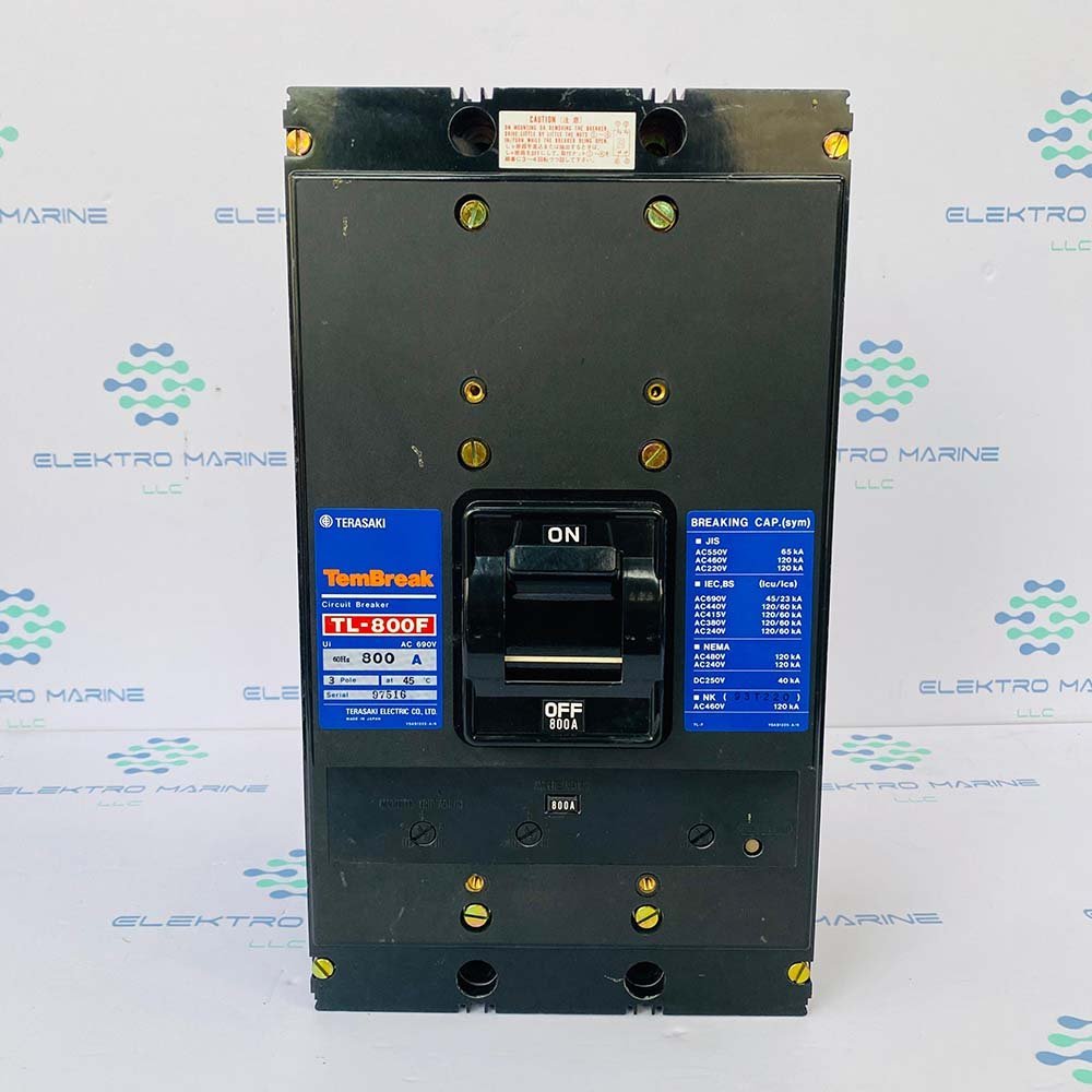 Terasaki TL-800F (Amph-800A) | 3 Pole Circuit Breaker