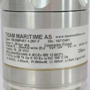 Team Maritime TM-DMP457 | Pressure Transmitter