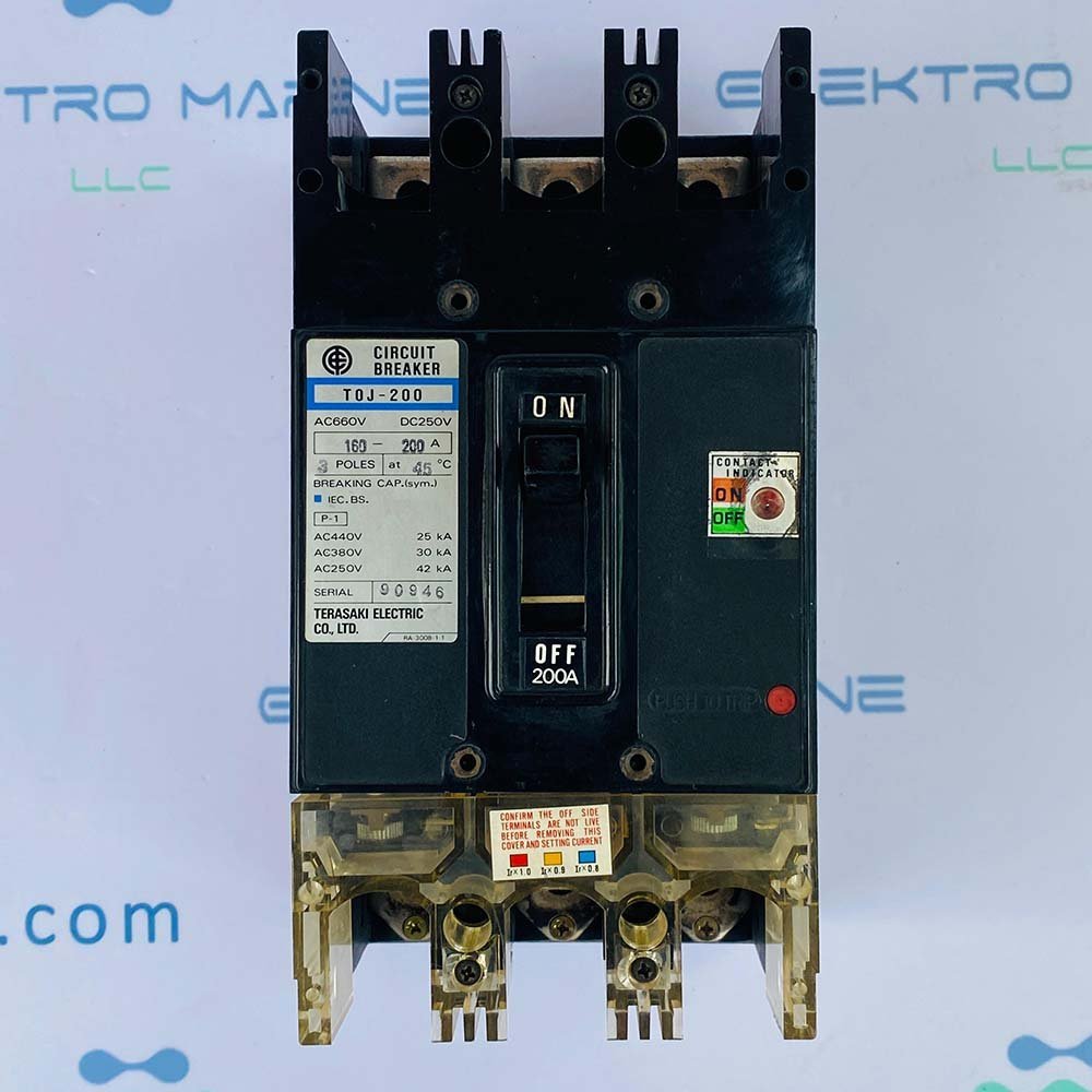 Terasaki TOJ-200 (Amph-160/200A) | 3 Pole Circuit Breaker
