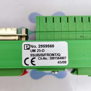 Phoenix Contact UM25-D 9SUB/B/FRONT/Q (2959560) | Interface Module
