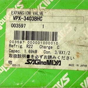 Saginomiya VPX-3403BHC | Expansion Valve
