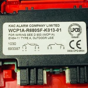 KAC Alarm WCP1A-R680SF-K013-01 | Manual Call Point