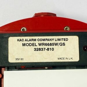 KAC Alarm WR6685W/GS (32837-810) | Manual Call Point