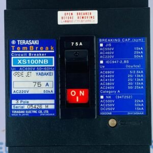 Terasaki XS100NB (Amph-75A) | 3 Pole Circuit Breaker