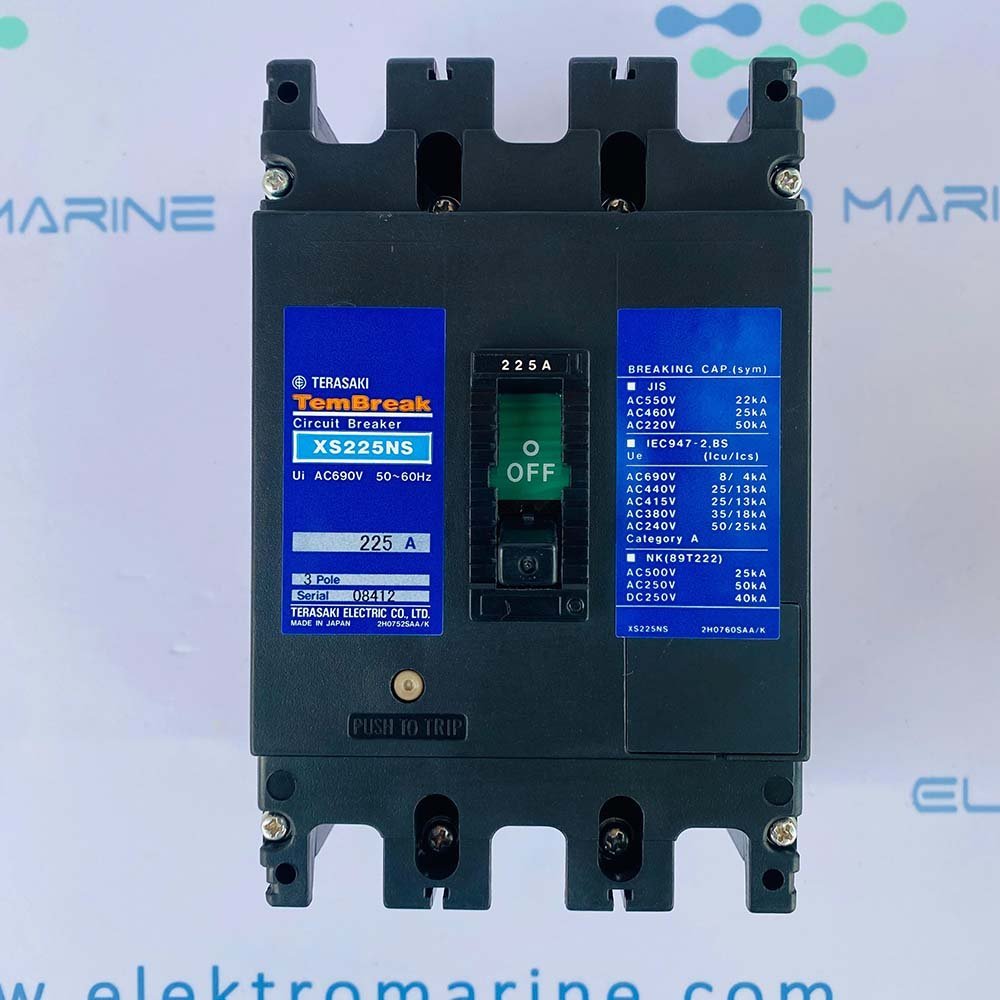 Terasaki XS225NS (Amph-225A) | 3 Pole Circuit Breaker