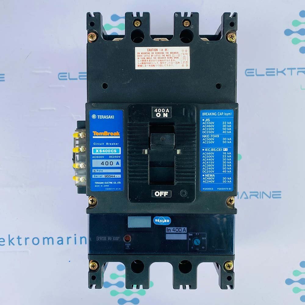 Terasaki XS400CS (Amph-400A) | 3 Pole Circuit Breaker