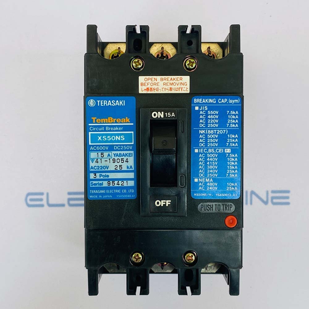 Terasaki XS50NS (Amph-15A) | 3 Pole Circuit Breaker