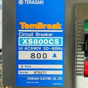 Terasaki XS800CS (Amph-800A) | 3 Pole Circuit Breaker