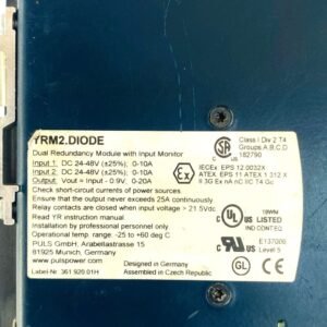 Puls YRM2.DIODE | Dual Redundancy Module With Input Monitor