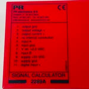 PR Electronics 2289A | Signal Calculator