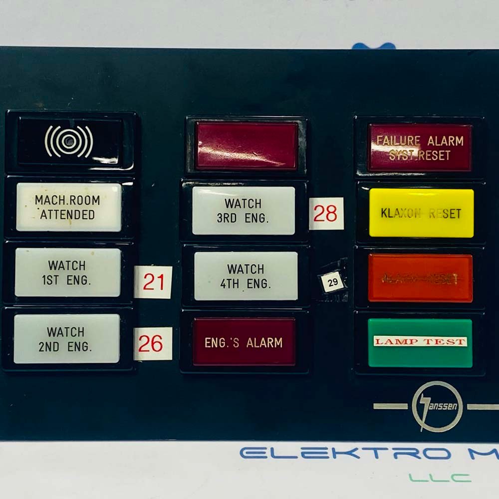 12. Alarm AnnunciatorPanel (4) Anssen Control Alarm Annunciator Panel